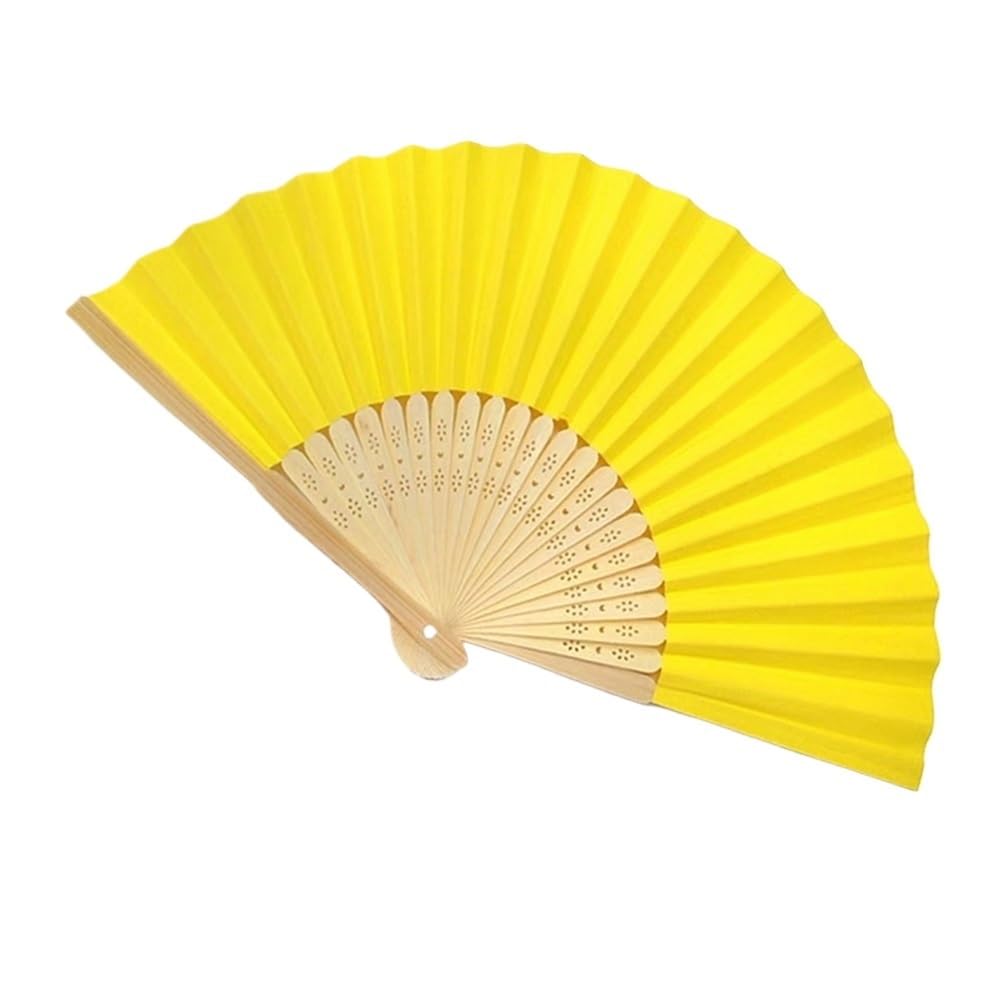 Jobaojiang Customizable Folding Paper Fans – Personalized(5133 No Personalise,50PCS)