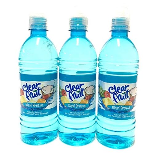 Clear Fruit Island Breeze Tropical Flavored Water 6 16.9oz Bottles