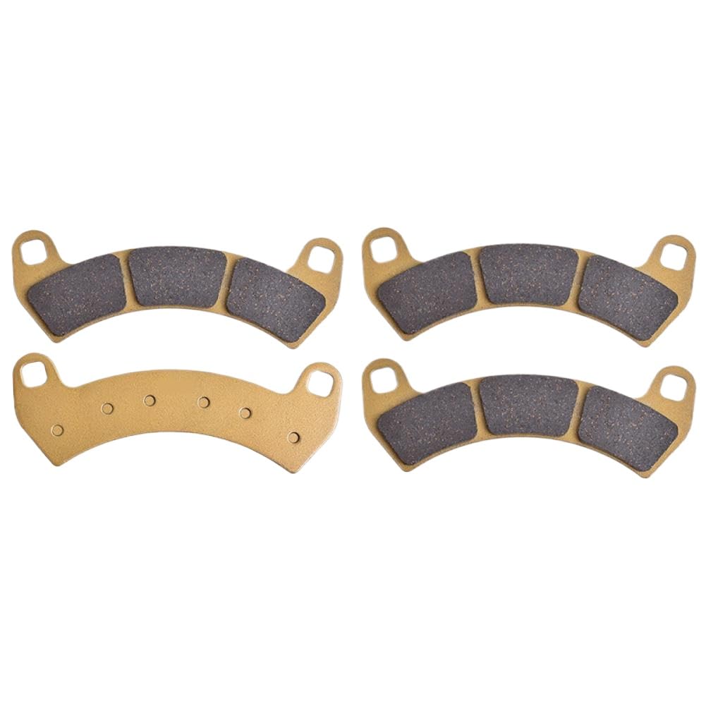 Pastillas de freno delanteras y traseras compatibles con RZR Side X Side RZR 1000 XP 4 Turbo Pro Latin MD S Intl MD 2016 2021(Front Ceramic 2 Pair)