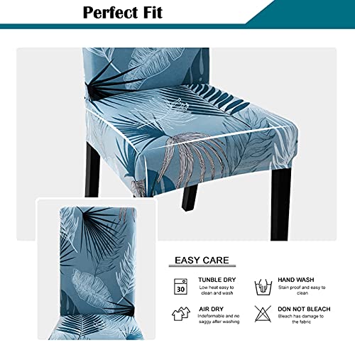 Laamei Coprisedie con Schienale 6 Pezzi