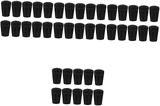20 pcs hiking cane travel foot rest hiking poles rubber feet walking sticks ski poles pole antislip feet pad crutch end tips hiking pole tip boots floor mat Trekking poles round
