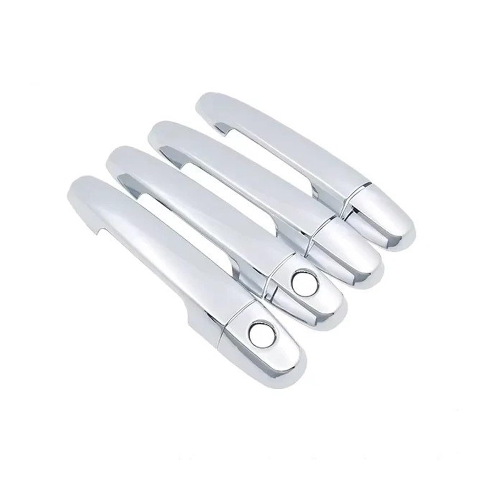 Punxdda Car Exterior Door Handle for Toyota for Corolla 2000-2006 E120 E130 Chrome Door Handle Cover Replacement Part Accessories(Handle 2 Keyholes)