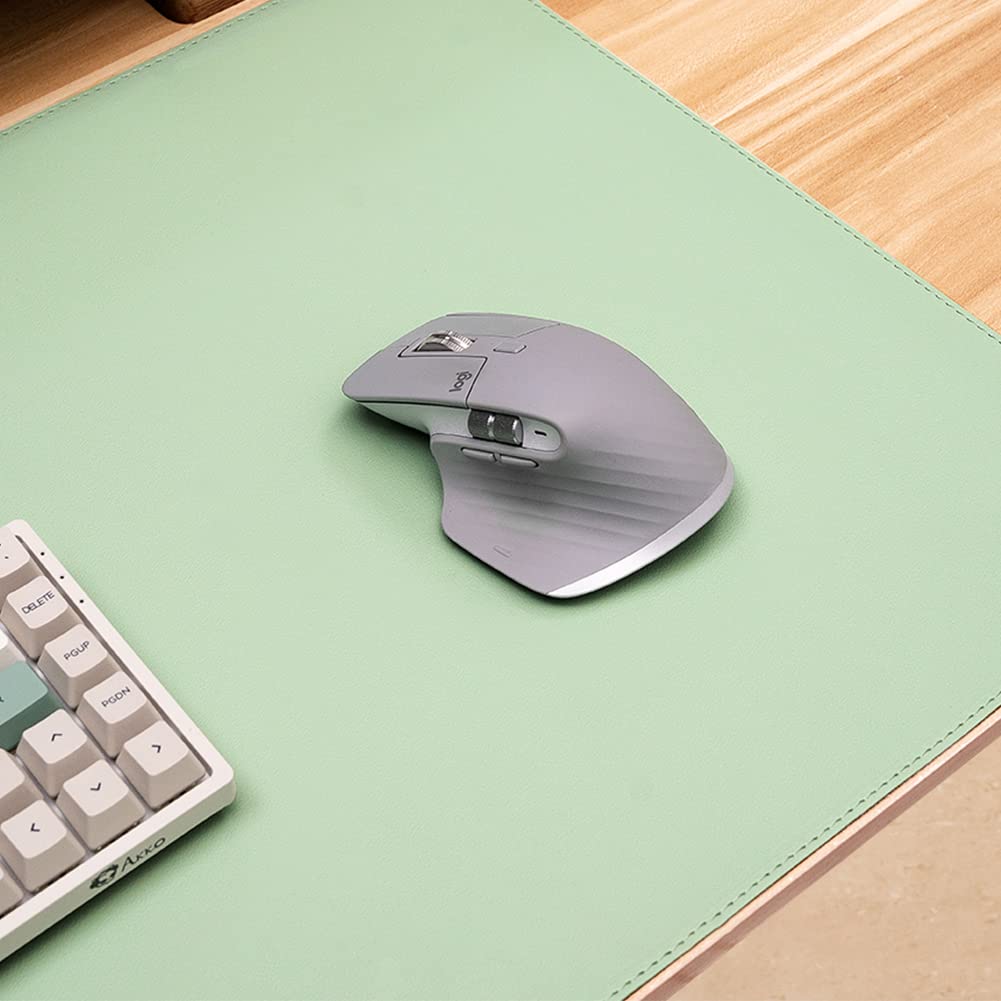 Grande tappetino per mouse da gioco impermeabile, tappetino ergonomico da scrivania per giocatori e ufficio, verde menta, 139,7 x 68,6 cm, ideale per ambienti domestici e professionali
