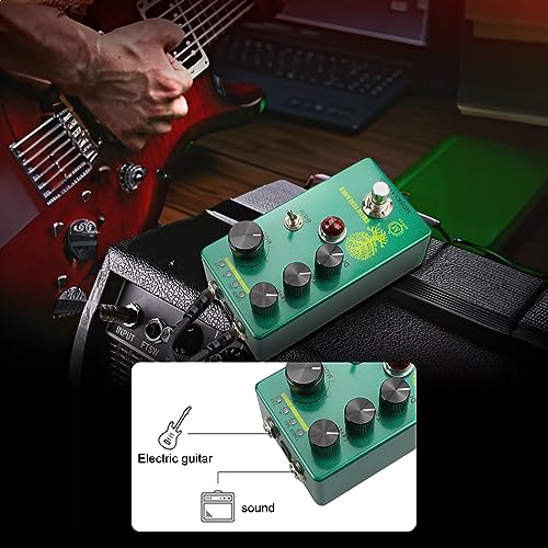 Jemora Booster/Overdrive Pédale d’effet Guitare Commutateur 4 Modes & Commandes Niveau/Tone/Drive Processeur d’effets d’effet Guitare Overdrive Numérique Portable Compact pour Guitare - Les Beatles, Paul McCartney, John Lennon, RIngo Starr, George Harrison Jemora Booster/Overdrive Pédale d'effet Guitare Commutateur 4 Modes & Commandes Niveau/Tone/Drive Processeur d'effets d'effet Guitare Overdrive Numérique Portable Compact pour Guitare – Image 6