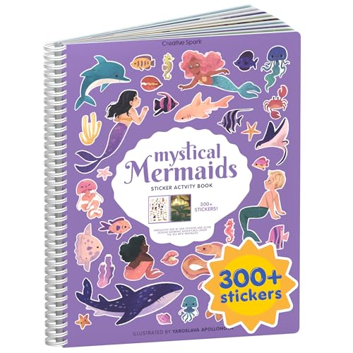 Mystical Mermaids 300+ Kids Sticker Book by...