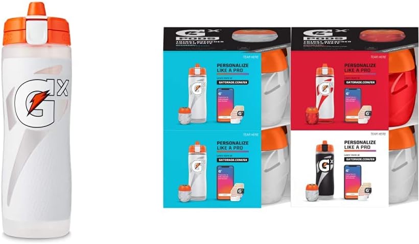 Gatorade Gx Bottle, White+Gx Pods VP New (16ct)