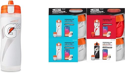 Gatorade Botella Gx, Blanco+Gx Pods VP Nuevo (16ct)