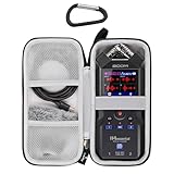 worfty for Zoom H4essential 4-Track Handy Recorder (2024 Model) Carrying Storage Case (Case Only) (Black)