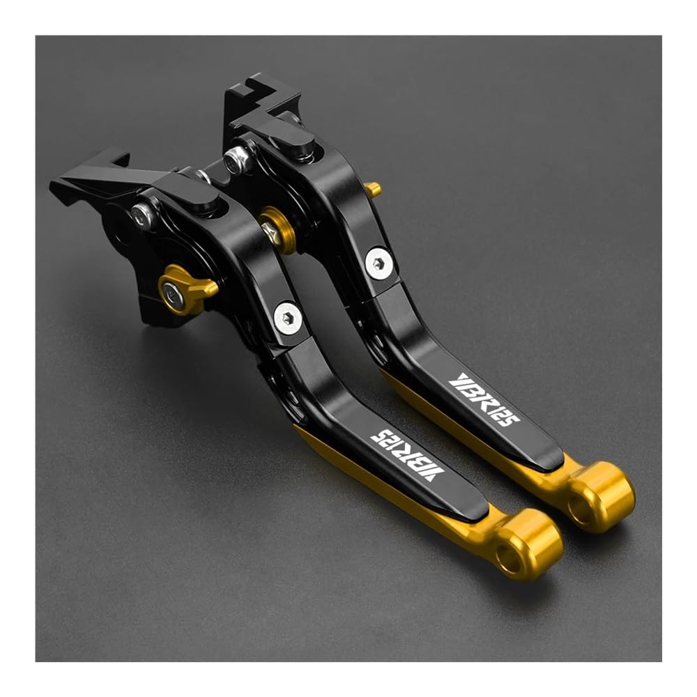 Leviers de frein et d'embrayage Yamaha YBR125 2005-2014 pliables avec poignée guidon moto
