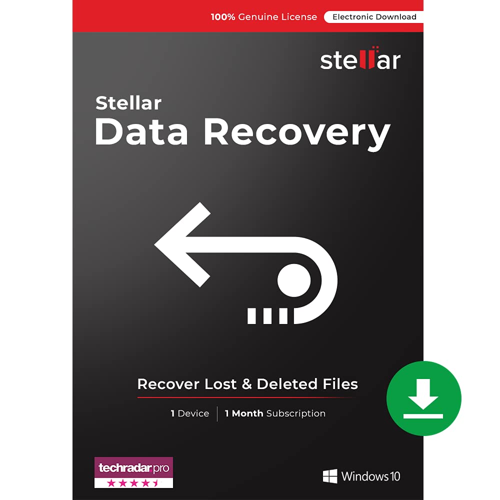 Stellar Data Recovery Software | Windows | Standard | 1 PC 1 Month | Email Delivery (B08CW424LT) Amazon Price History, Amazon Price Tracker