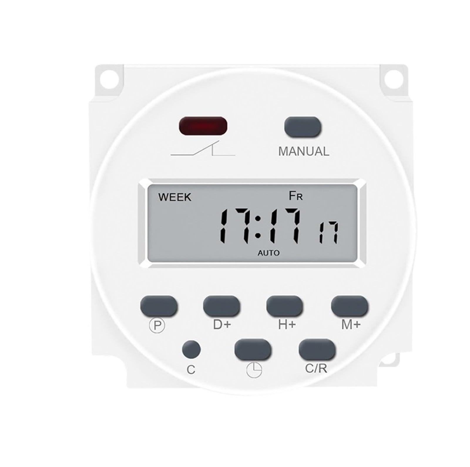 1PCS CN101A 5V 12V 24V 110V 220V Digital Timer Switch 7 Days Weekly Programmable Time Relay(220V)