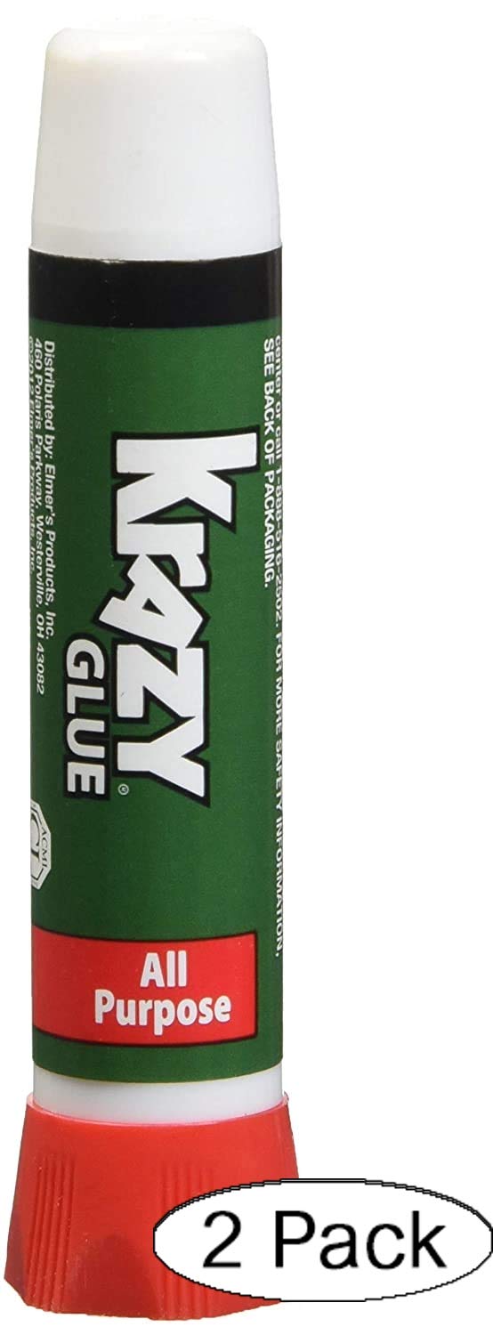 Krazy Glue Original Crazy Super Glue All Purpose Instant Repair, (Pack of 5) (Green, Pack of 4)