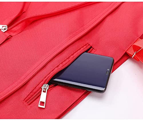 CHRISJ Einkaufstrolley 2 Räder Shopper Faltbarer Trolley Gepäckträgertasche Koffer Trolley Abnehmbar – Bild 3