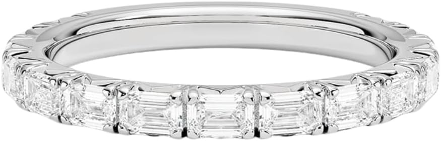 Moissanite Engagement Ring In 10K 14K 18K Solid Gold, 925 Sterling Silver Moissanite Wedding Band Christmas Gift For Women