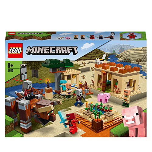 Image of LEGO Minecraft The Illager Raid 21160 Boys, Girls, Ages 8 and Up