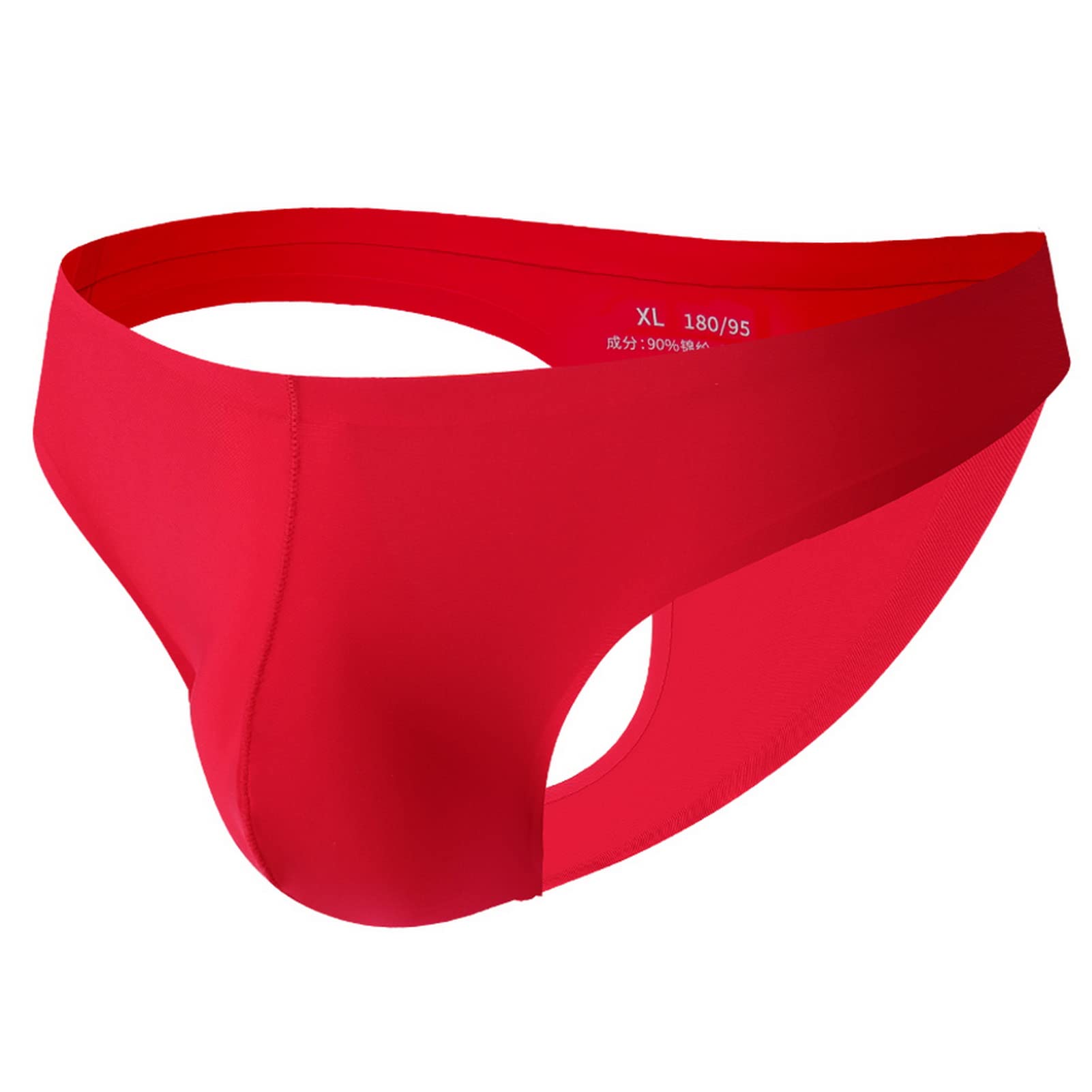 Faringoto Herren-Unterwäsche, Slip, nahtlos, Bikini-Unterhose, U-Tasche