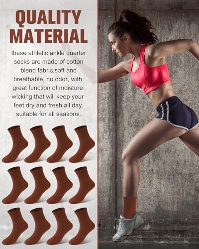 Image of Tarpop 100 Pairs Bulk Mens Socks Moisture Wicking Casual Sports Ankle Socks for Homeless Unisex Adult Men Women