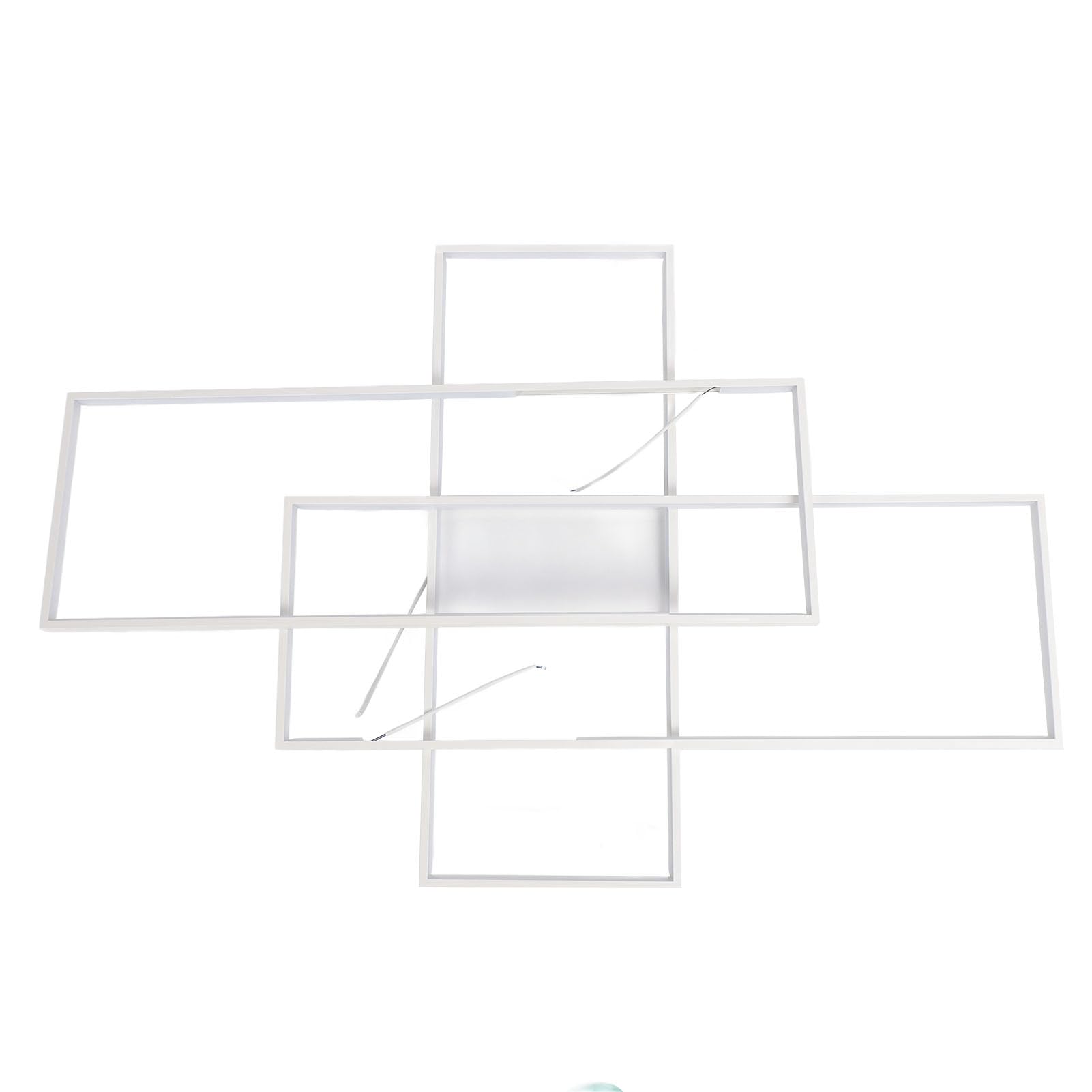 Plafonnier LED de salon moderne dimmable avec télécommande FTVOGUE - 8