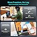 Hakimonoe Long Range Bluetooth 5.4 Adapter for PC, USB Bluetooth Dongle Enhanced Antenna for Laptop Desktop Computer Windows 11 10 8.1 7, Linux, Pair with Headphones Speaker Mice Keyboard Controller