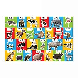 Melissa & Doug Animal Alphabet Floor Puzzle – 24 Pieces