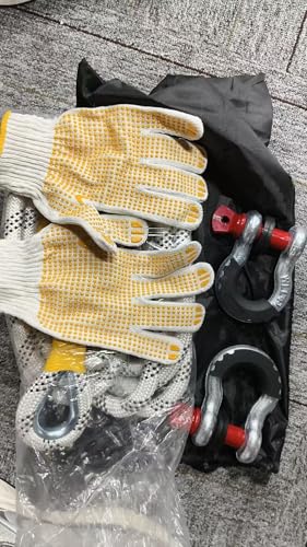 車用牽引ロープ 長さ6m 最大耐荷重10トン 頑丈 耐久性 車 緊急ロープ 高強度 夜間反射 U字シャックル付き 簡単取り付け 持ち運び 車用脱出用コード 緊急脱出対策 事故 故障 雪道 自然災害 トラックコード SUV オフロード 救命用具 セット汎用 ベルトスリング