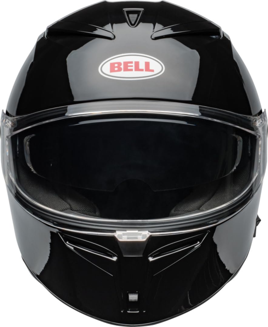 Bell Lithium Solid ECE Casque Moto Coque Dynamique, Visière Solaire Intégrée, Doublure EPS Multi-Densité, Optique Classe 1, Écran Pinlock, Couleur : Black, Taille : M