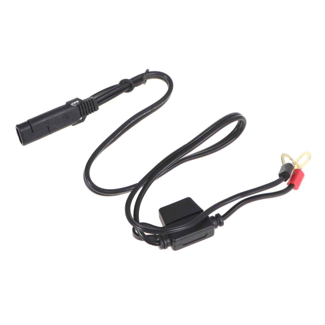 FELTECHELECTR 2pcs Motorcycle Charging Cable Power Cable for Home and Outdoor Use Simple and Tool for Easy Motorcycle Battery Charging