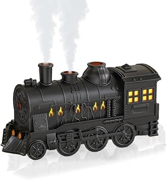 Train Diffusers for Essential Oils,300ml Magic Train Diffuser, Large Room Remote Control Aromatherapy Diffuser, Ultrasonic Cool Mist Humidifier Auto Off for Office Bedroom
