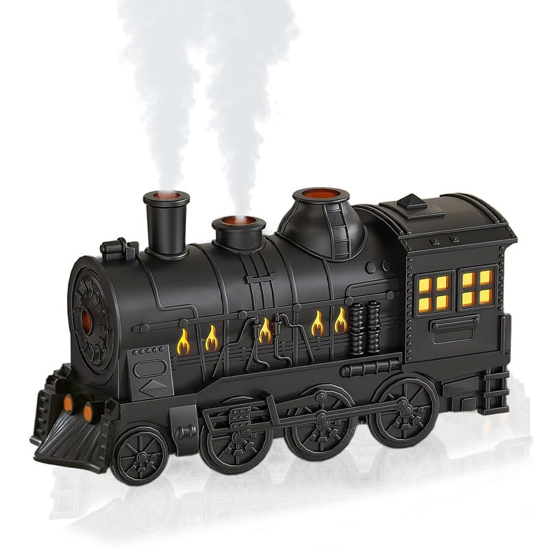 Train Diffuser with Rainbow Flame Light
