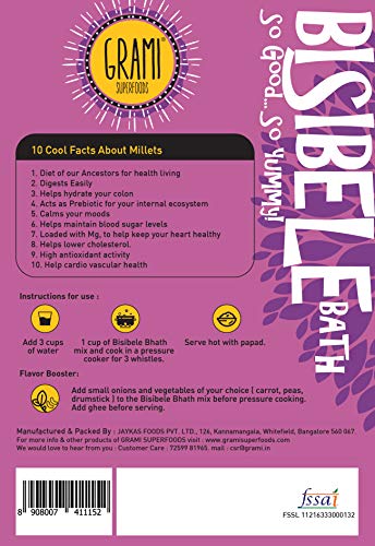 Image of Grami SuperFoods BISIBELE Bath Mix (Pack of 6) 200g