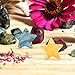 Healifty 30pcs Shaped Stones for Home Decor Elegant Five-Pointed Stars for Tabletop Decoration Unique and Stylish Gemstone Accents for Desktop and Office Spaces