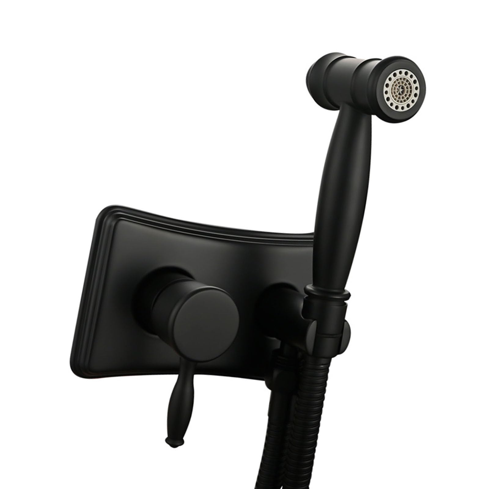 Msioytog Black Practical Hot And Cold Water Bidet Sprayer Attachment Bathroom Accessory Portable For Toilets Comfort Use Toilet Handheld Bidet