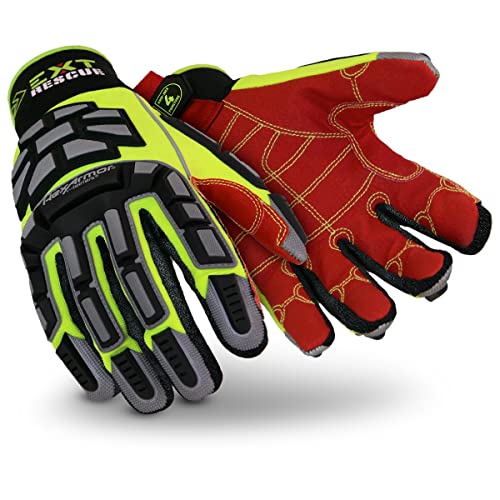 HexArmor Cut-Resistant Impact Protection Grip Rescue Gloves | EXT Rescue® 4011 | X-Large