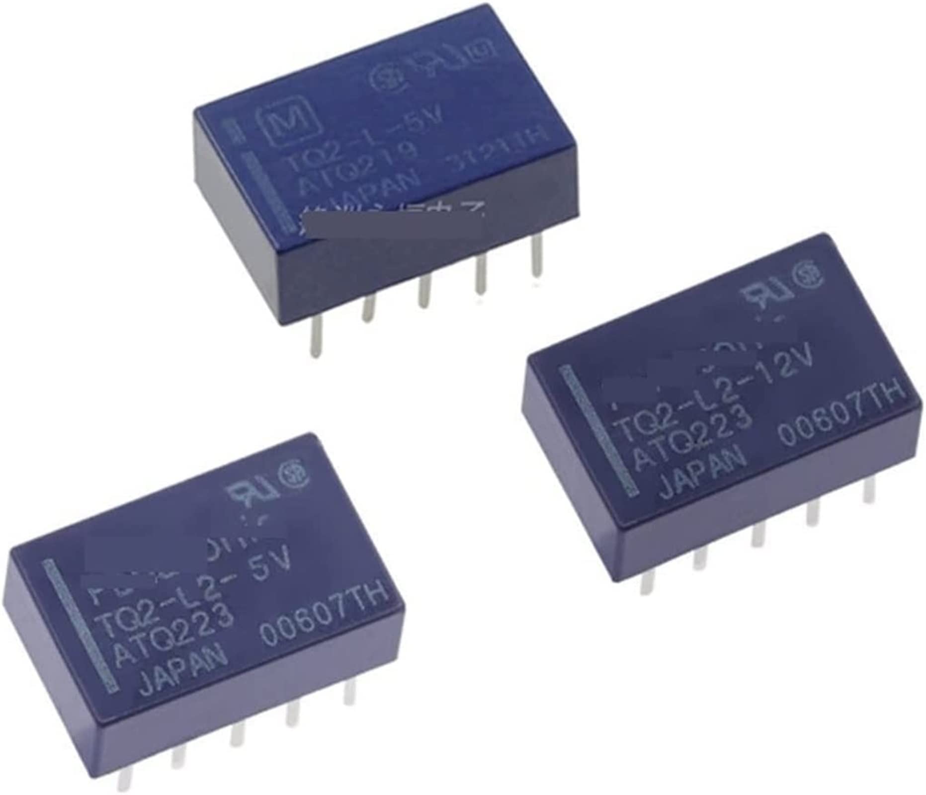 Relé TQ2-L2-5V de baja energía y enganche magnético de 10 pines para señales