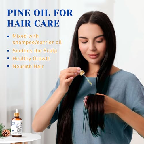HIQILI 100ML Pure Pine Essential Oil for Diffusers, Skin, and Candle Making