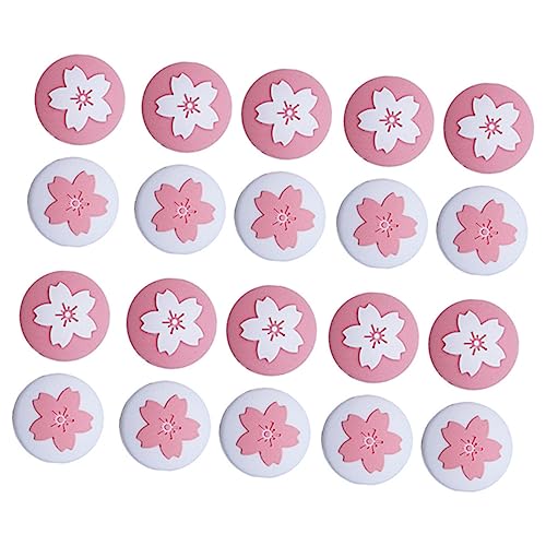 Anneome 40 Pièces Fleur De Prunier Capuchon De Poignée Interrupteur Analogique Couvre Accessoires De Remorque Capuchon De Protection À Bascule Capuchons De Protection Du Joystick