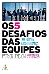 Capa de Os 5 desafios das equipes: Uma história sobre liderança
