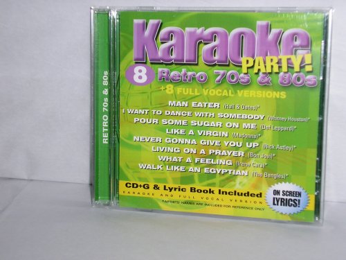 Karaoke Party! 8 Retro 70s & 80s + 8 Full Vocal Versions [CD] [Audio CD]
