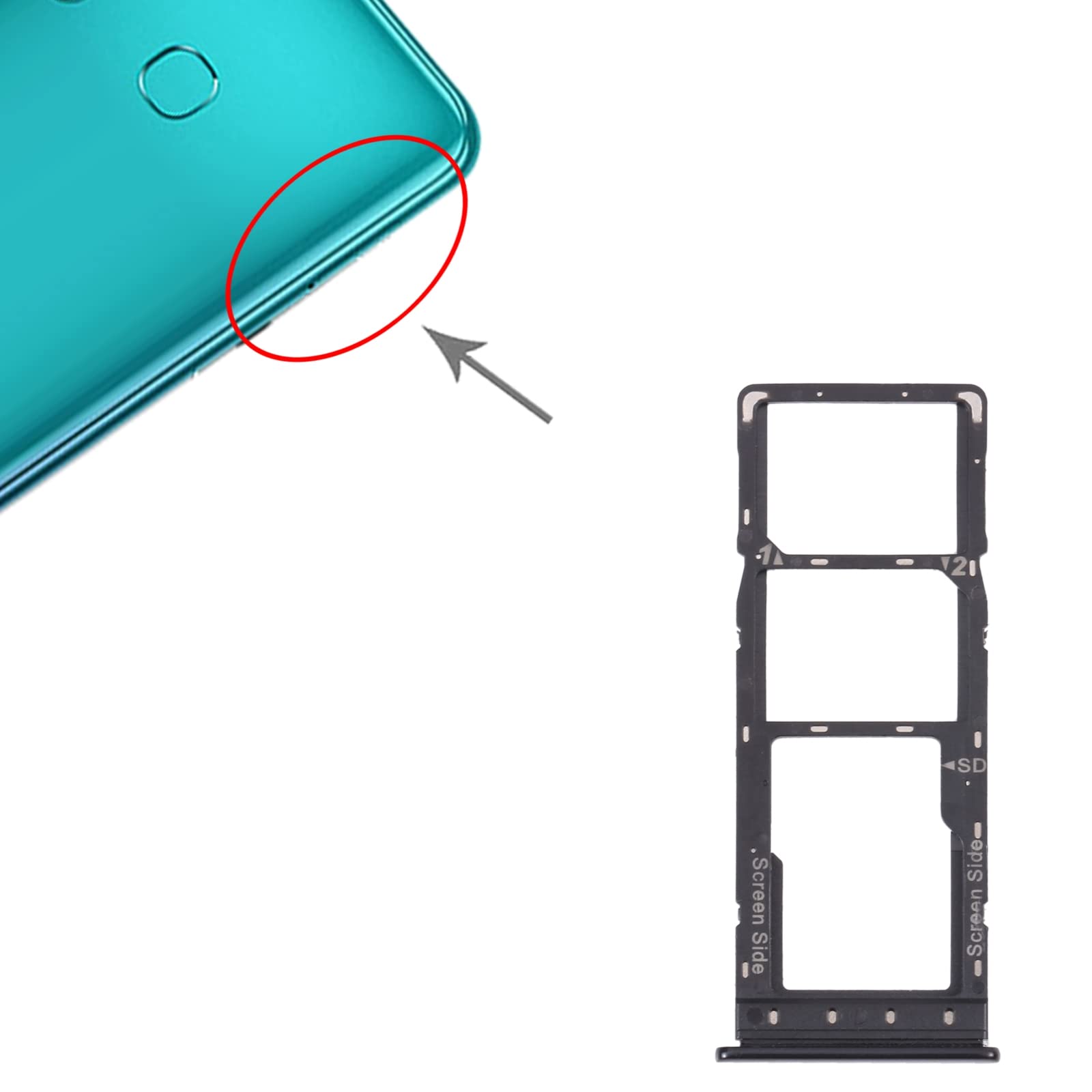 Amazon.com: for Infinix Hot 10 X682B X682C SIM Card Tray + SIM