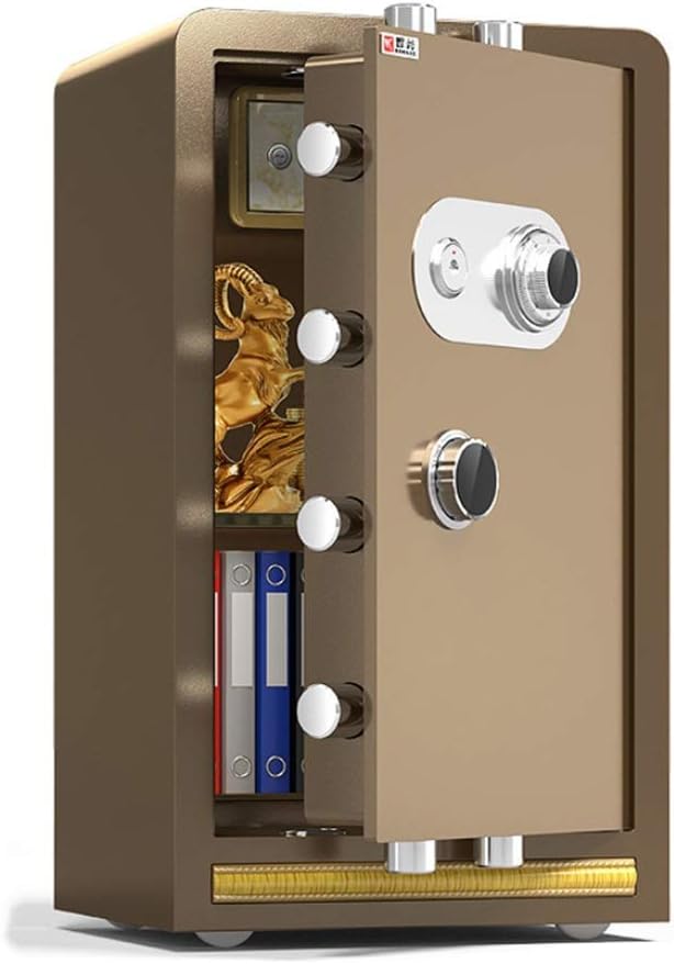 Safes，Large Safe Mechanical Password Home Business Office 60/70/80cm High Safe Box Bedside Cabinet Full Steel Cabinet Deposit Box Safety Box (Size : 70 * 43 * 37cm)