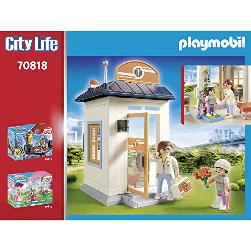 Playmobil 70818 City life : Cabinet de pédiatre Playmobil - vue 8