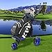 KVV Foldable Lightweight 3 Wheel Golf Cart with Stylish Scorecard Holder, Storage Bag-Easy to Open and Close(Black/Blue)