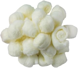 Creativity Street Cotton-Like Polyester Decorated Craft Fluff Ball, Yellow, Pack of 100