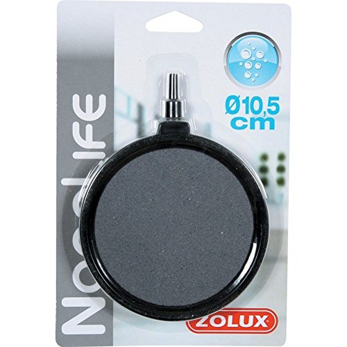 Zolux Nanolife Diffuseur d'air Disque pour Aquarium Noir 10,5 cm
