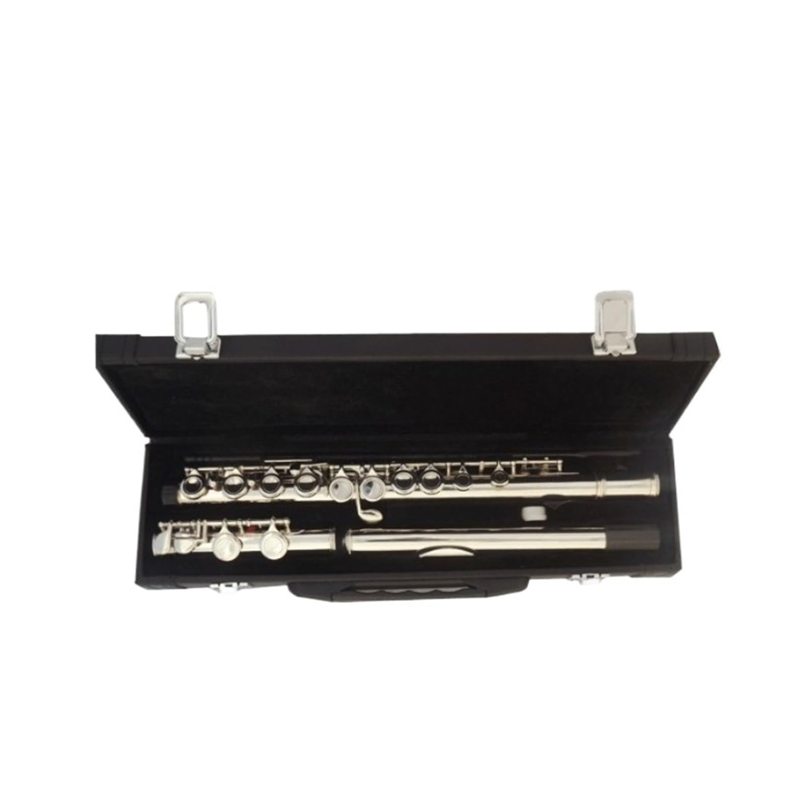 Flauta Travesera Niquelada De 16 Teclas Con Orificios Cerrados En C Y Caja De Madera Instrumento Musical Profesional Flautas Para Principiantes