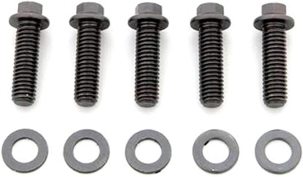 ARP 653-2500 Black Oxide 7/16-14" RH Thread 2.500" UHL 6-Point Bolt with 7/16" Socket and Washer, (Set of 5)