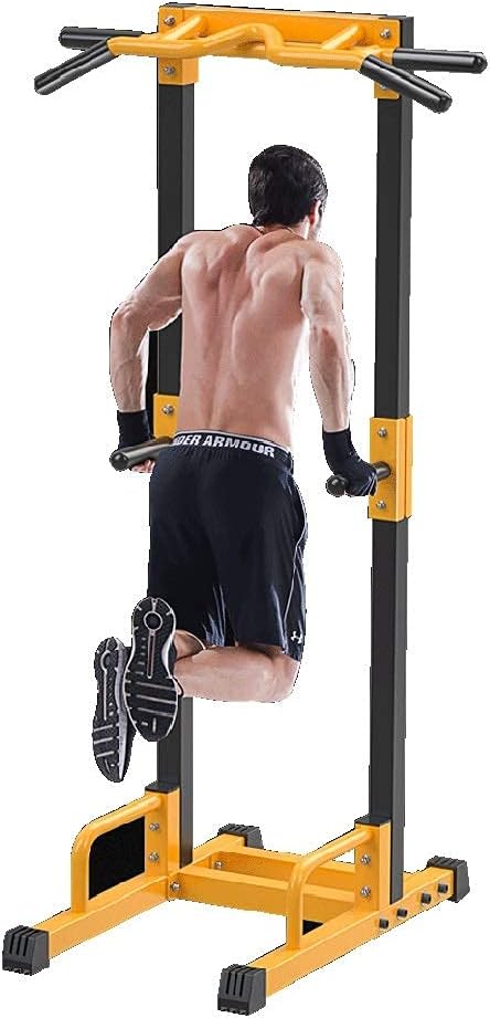 Pull Up Bar Multi-Functional Multi-Grip Power Tower Dip Stand Station for Home Gym Strength Training Workout Equipment 880LB Max Capacity