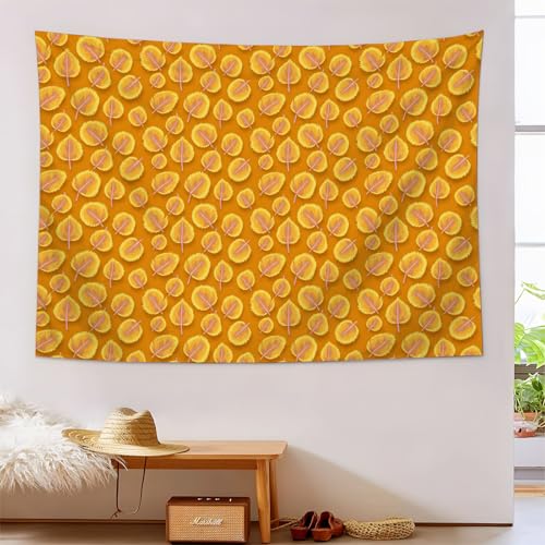 Tapisserie plantes rétro feuilles pennées drap mural chambre 230x180
