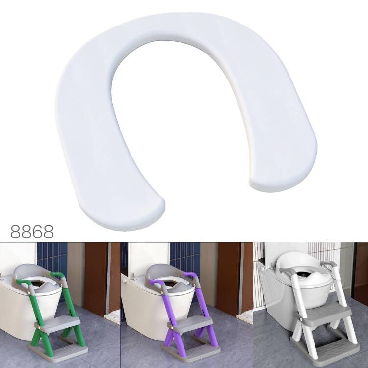 Toilet Seat Cushion with Soft Anti-Cold Padded Seat ONLY for SKYROKU 8868 Potty Training Toilet Replacement (Milky White)