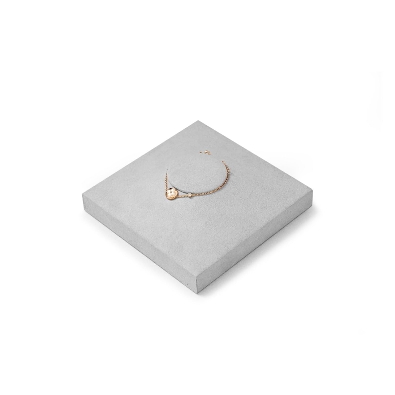 YGMNQAL Velvet Jewelry Tray Display Trays Grey Velvet Jewelry Display Tray For Ring Earrings Bangle Necklace Tray Organizer Jewelry Display Tray Grey
